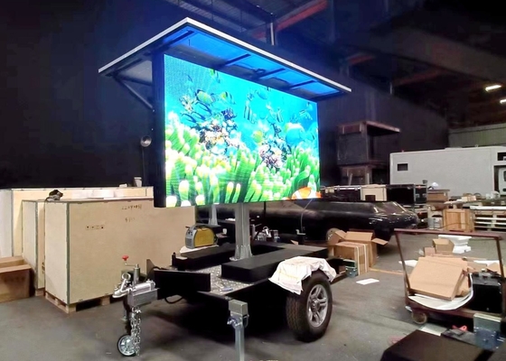 Pixel Pitch 5mm Mobile Truck LED Display Customized Size High Waterproof Portable Easy To Install