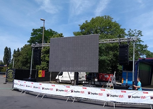 Rental Small Pitch Outdoor Hanging Full Color LED Display For Shopping Malls, Stadiums DIP