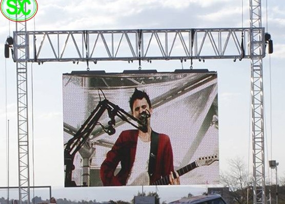 Rental Small Pitch Outdoor Hanging Full Color LED Display For Shopping Malls, Stadiums DIP