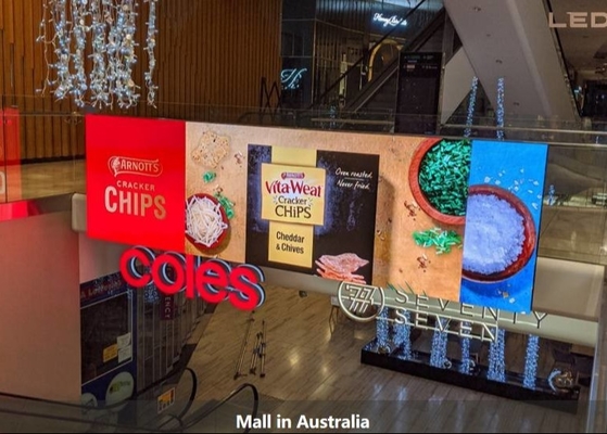 Rental Small Pitch Outdoor Hanging Full Color LED Display For Shopping Malls, Stadiums DIP