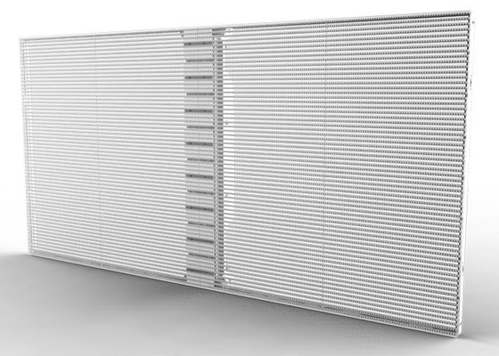 RGB 3-In-1 Transparent LED Curtain Display 5MM Pixel Pitch SMD5050 Full Color Energy Efficient