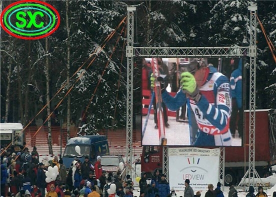 Die-Cast Aluminum Rental Outdoor Full Color LED Displays For Stadiums, Airports And Shopping Malls