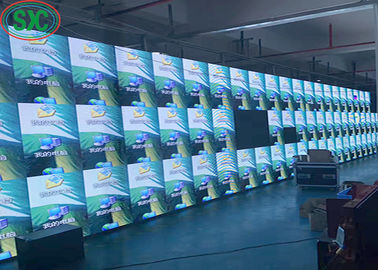 High Brightness P3.91 SMD2121 Suspended LED Rental Screen 65410 Points/Square Meter