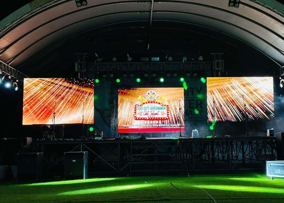 Die-Cast Aluminum Outdoor Rental LED Display P8 Large HD Stage For Concerts