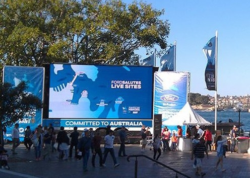 HD Rental Indoor/Outdoor LED Drapery Displays, Flexible LED Video Walls
