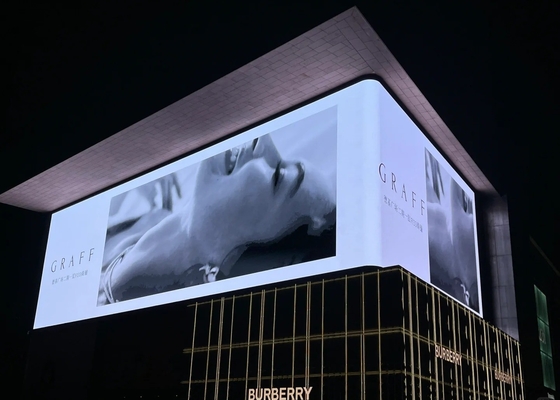 Lease Installation Die-Casting Aluminum Outdoor Advertising LED Display P31.25 High Brightness