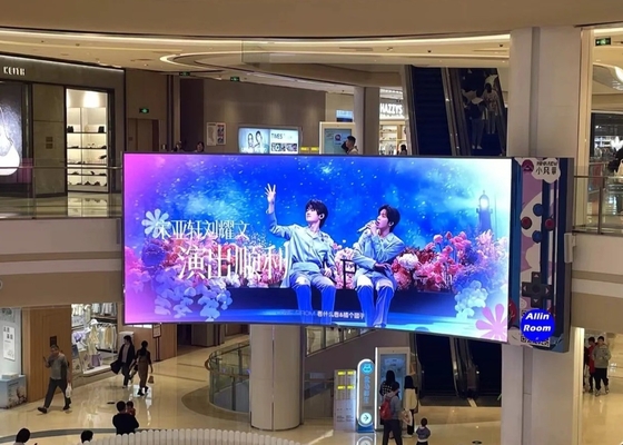 HD Rental Soft Module Flexible LED Curtain Screen Suspended Easy Installation Detachable Ultra Clear