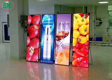 Mirror Stage Background LED Large Screen P2.5 Poster Video Advertisement Stands
