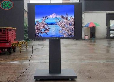 Single Pillar Full Color LED Display P10 LED Rental Screen Billboard 3 Years Warranty