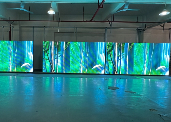Fixed/Iron Box LED Poster Display, LED Video Display Panel Aluminum HD Stereo