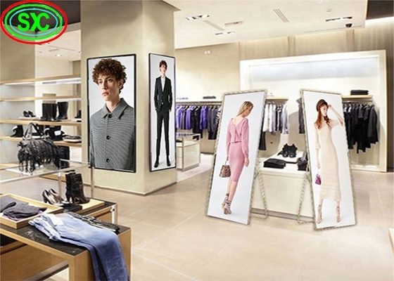 P2.5 Full Color Video Display Indoor Stand Poster LED Screen Mirror Portable Screen
