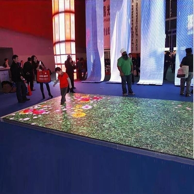 P8 Rgb Led Dance Floor Video , Light Up Floor Tiles Meanwell Power Supply 3 Years Warranty