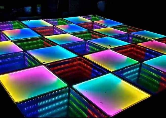P2.5 Full Color Video Dance Floor, SMD Luminous Floor Tiles 1/32 Scan 160*160mm Module