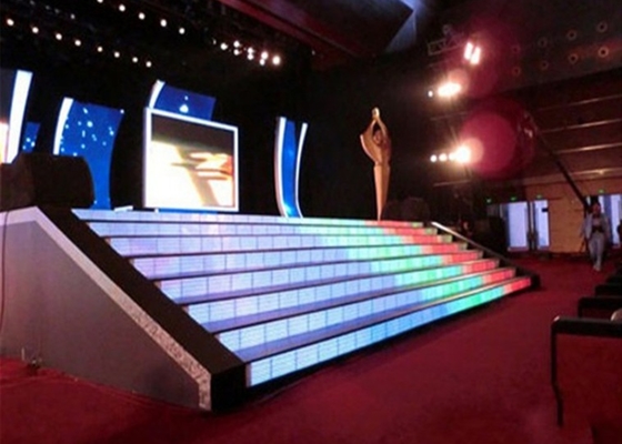 China SMD3535 Sound Active Dj Led Disco Dance Floor Warm White Beam Panels