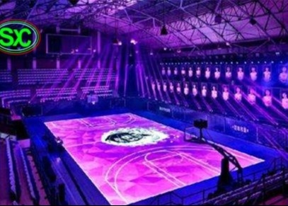 China SMD3535 Sound Active Dj Led Disco Dance Floor Warm White Beam Panels