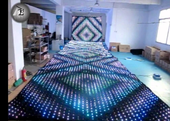 P8 Led Dance Floor Video , Light Up Floor Tiles Meanwell Power Supply 3 Years Warranty