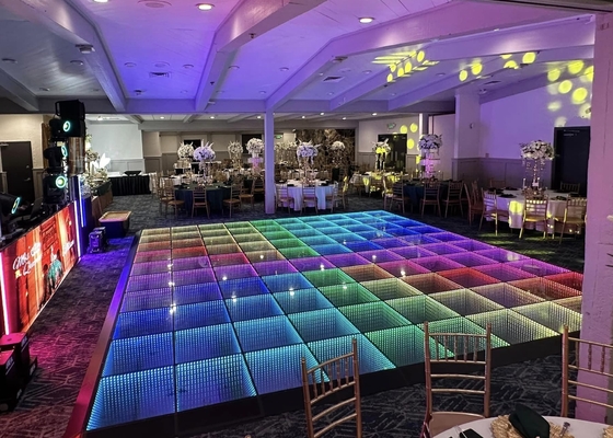 Customizable Design P3 LED Dance Floor Tiles Sturdy Interactive Screen