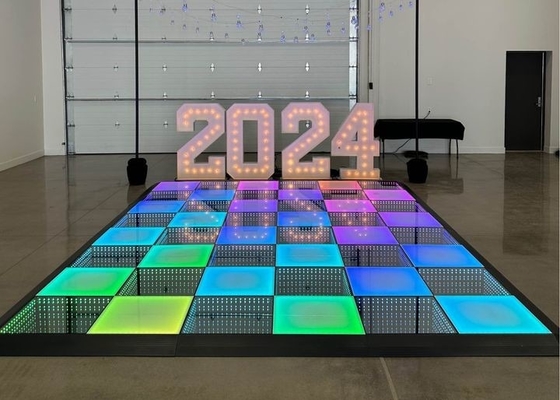 P3.91 Indoor Full Color LED Lighting Dance Floor 250*250mm LED Module 65410 Points/Square Meter