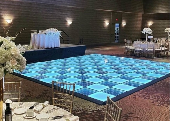 HD Rental Box LED Dance Floor P4.81 Stage Equipment Pixel Wireless Aluminum