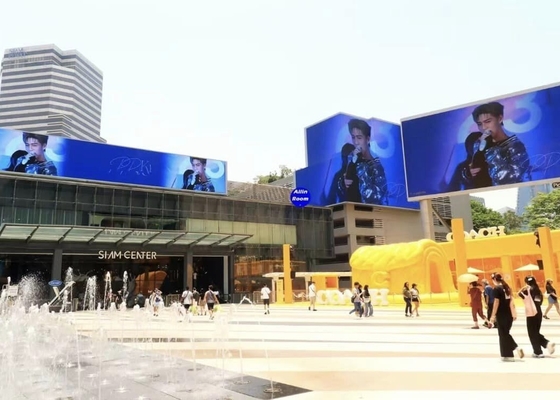 P10 SMD Advertising LED Display Screen, HD Full Color Outdoor Waterproof Rental Die Cast Aluminum