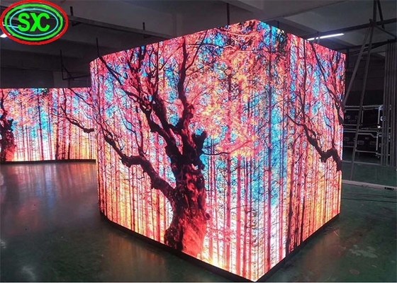 High Brightness HD Rental Soft Module P2.5 P3 P4 P5 Indoor Fixed LED Flexible Cylindrical Video Wall