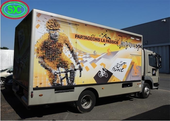 Graphics Display Mobile Truck LED Display with 2727 Lamp Size and 320x160mm Module Size