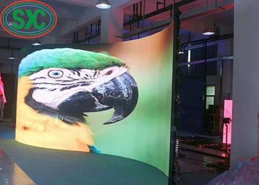 High Brightness Full Color Sports LED Curved Screen , Stadium Large Screen 1R1G1B