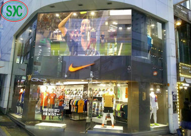 Semi-Outdoor Waterproof Full Color Transparent LED Transparent Screen SMD1921 3 Years Warranty