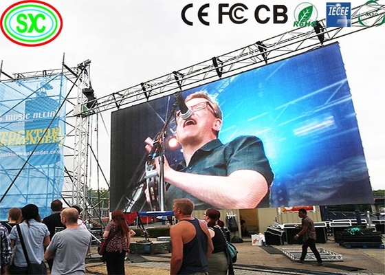 P4 Ultra Slim Outdoor LED Rental Screen , SMD2727 High Resolution LED Display