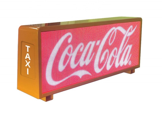Cab Screens Automotive LED Signage Displays Low Cost, Vivid Taxi Roof LED Displays