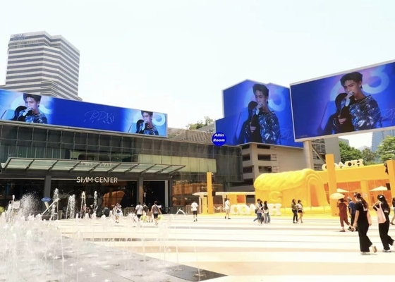 HD Rental Flexible Flicker Free P10 LED Display Box 1/4 Scan Mode IP67