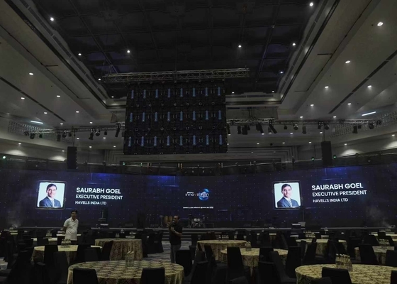 HD Rental Flexible Flicker Free P10 LED Display Box 1/4 Scan Mode IP67