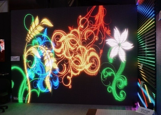 SMD2727 Outdoor Full Color Waterproof LED Rental Screen 6mm Pixel IP65 100000 Hours Lifespan