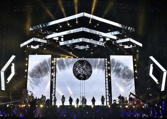 P3.91 Outdoor Rental Die-Cast Aluminum RGB LED Display LED Wall NOVA System
