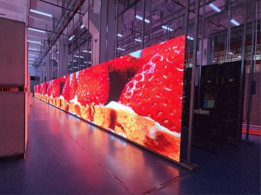 SMD2121 P4 Indoor RGB LED Die-Casting Aluminum Screen Full Color Display Fixed Iron And Steel Cabinet