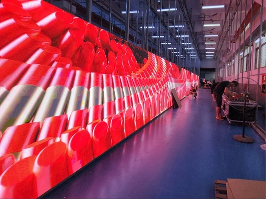 1.25 Pixel Pitch RGB LED Display with 10000 Hours Display Life Span and 600*337.5mm Cabinet Size