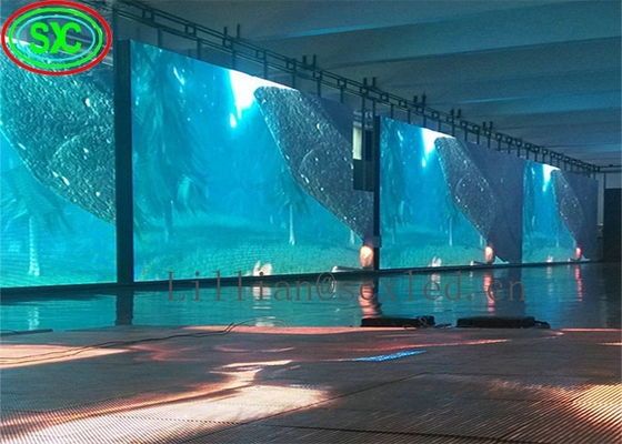 100000 Hours Lifespan P3.91 Indoor LED Mesh Curtain Signage Display with 65410 Pixel Density and Clear Transparency