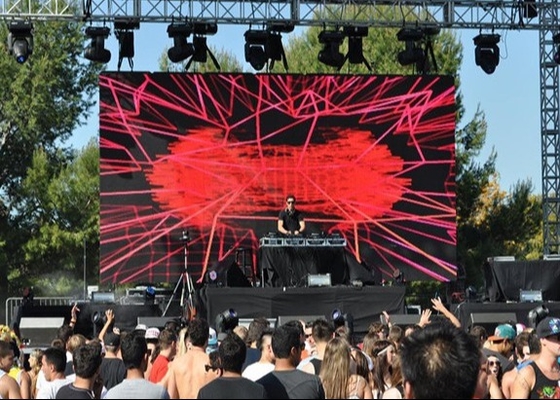 P4.81 Outdoor LED Die-Cast Aluminum Screen , Train Station Outdoor LED Video Wall