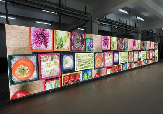 High Transmittance Rate Static Outdoor Full Color LED Display 1000x1000mm Cabinet