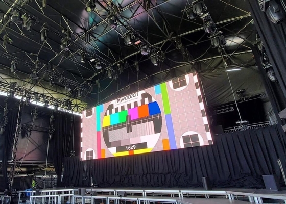 High Transmittance Rate Static Outdoor Full Color LED Display 1000x1000mm Cabinet