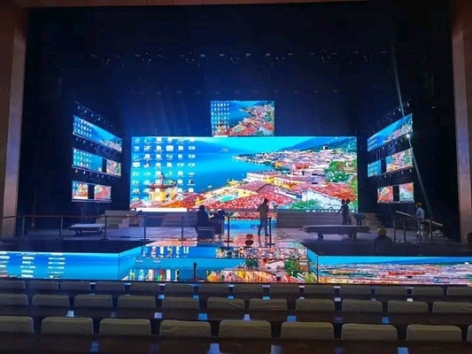 Full Color Outdoor Waterproof LED Advertising Screen P3 1200 Nits Brightness IP65 Customized