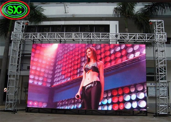 High Brightness Wide Viewing Angle Outdoor Full-Colour LED Wall with SMD2121 Encapsulation and Customized Screen Size