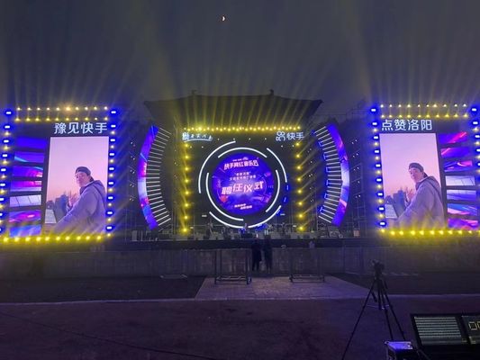 Rental Enclosure Soft Module IP65 Waterproof Outdoor LED Video Display, Brightness 5000