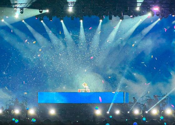 Rental Enclosure Soft Module IP65 Waterproof Outdoor LED Video Display, Brightness 5000