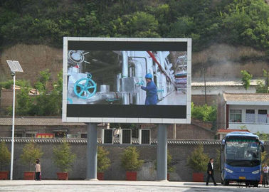 P8 Outdoor Full Color Comercial Advertising Led Display Billboard With Column