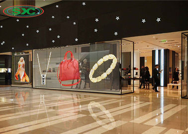 Full Color SMD Transparent LED Curtain Display P3.91 for Window Advertising