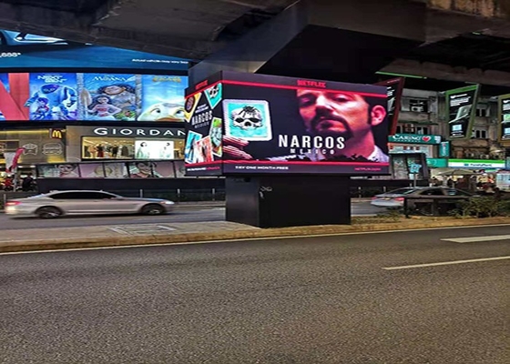 High Pixel Density Waterproof P10 Outdoor Full Color Advertising LED Rental Screen