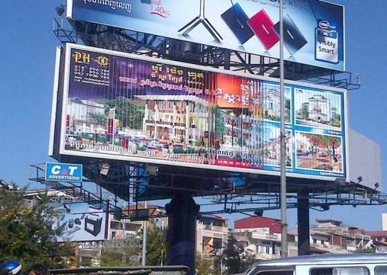 High Pixel Density Waterproof P10 Outdoor Full Color Advertising LED Rental Screen