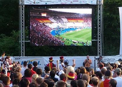 Suitable For Sports Stadiums And Sports Events Front Maintenance Large Viewing Angle P10 LED Video Wall HD