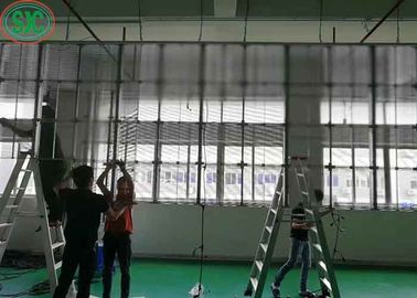 High Brightness Full Color Transparent LED Wall Light Long Life SMD2525